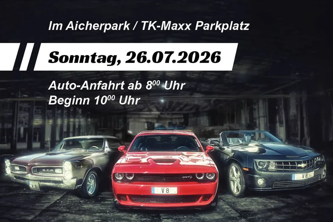 V8 Treffen Rosenheim - save the date