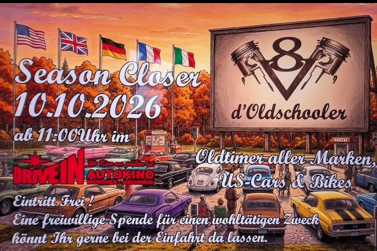 SeasonCloser US-Cars & Bikes Autokino