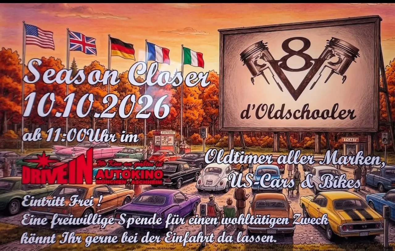 SeasonCloser US-Cars & Bikes Autokino